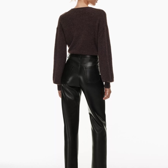 Aritzia Wilfred The Melina Pant 0 Black - Picture 3 of 8